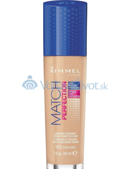 Rimmel London Match Perfection 30ml - 103 True Ivory