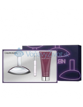 Calvin Klein Euphoria parfémovaná voda 50 ml + tělové mlieko 100 ml + parfémovaná voda 10 ml Pro ženy dárková sada