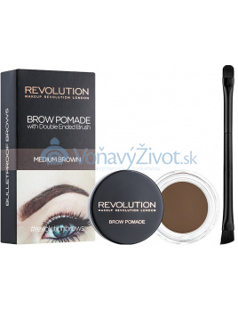 Makeup Revolution London Brow Pomade 2,5g - Medium Brown