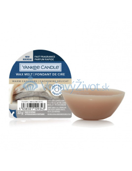 Yankee Candle vonný vosk do aromalampy Warm Cashmere 22g