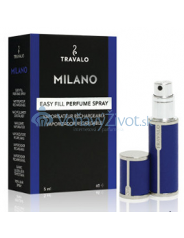 Travalo Milano plnitelný flakon 5ml, modrý