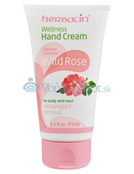 Herbacin Wellness Hand Cream WILD ROSE - tuba 75ml