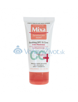 Mixa Anti-Redness CC krém pro zmírnění začervenání pleti SPF 15 50ml