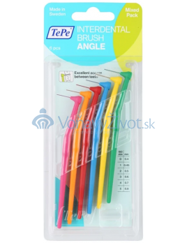 TePe Angle Interdental Brush Mixed Pack 6pcs