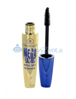 Dermacol Mega Lashes Waterproof Mascara 12,5ml W, černá