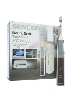 Sencor SOC 2200SL elektrický sonický zubní kartáček