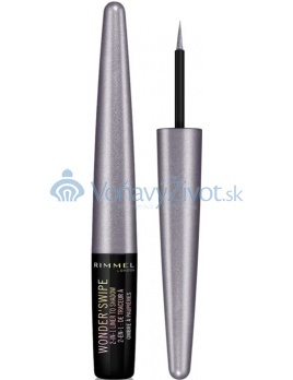 Rimmel London Wonder'Swipe 2in1 Liner To Shadow 1,7ml - 001 Slay