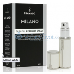 Travalo Milano plnitelný flakon 5ml, bílý