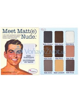 TheBalm Meet Matt(e) Nude Eyeshadow Palette 25,5g