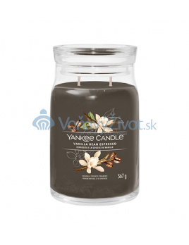 Yankee Candle Vanilla Bean Espresso signature svíčka velká 567 g