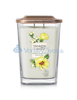 Yankee Candle Elevation Blooming Cotton Flower vonná svíčka 552 g