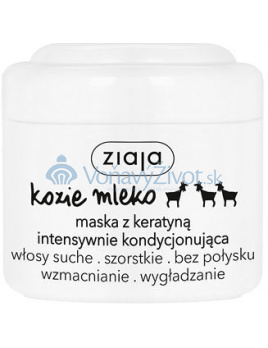 Ziaja Goat's Milk Strengthening Hair Mask With Keratin 200ml