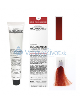 MY.ORGANICS Colorganics 100ml - 7.6 Bright Blonde Red
