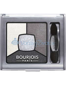 Bourjois Paris Smoky Stories Quad Eyeshadow Palette 3,2g - 01 Grey & Night