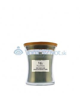 WoodWick Mint Leaves & Oak vonná svíčka s dřevěným knotem 453,6 g