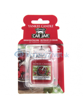 Yankee Candle Osvěžovač do auta Red raspberry 1x visačka
