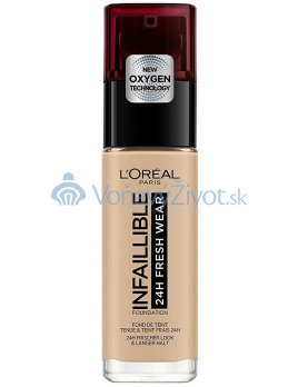 L'Oréal Paris Infaillible 24H Fresh Wear Foundation 30ml - 125 Natural Rose