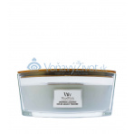 WoodWick Sagewood & Seagrass vonná svíčka s dřevěným knotem 453,6 g