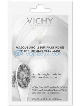 Vichy Pore Purifying Clay Mask 2x6ml