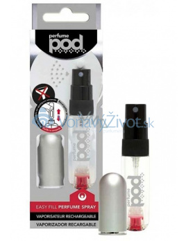 Travalo Perfume Pod Pure 65 Sprays - Silver 5 ml