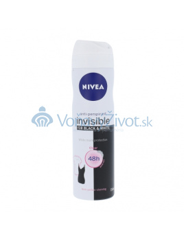 Nivea Invisible Black & White Antiperspirant Spray Clear W150ml