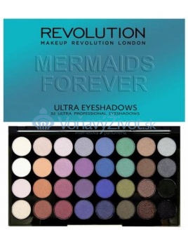 Makeup Revolution London Ultra Eyeshadows Palette Mermaids Forever 30g