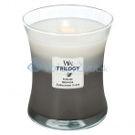 WoodWick Trilogy Fireside, Redwood, Sandalwood Clove 275g