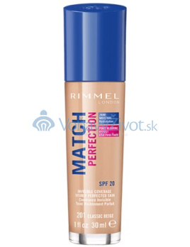 Rimmel London Match Perfection 30ml - 201 Classic Beige