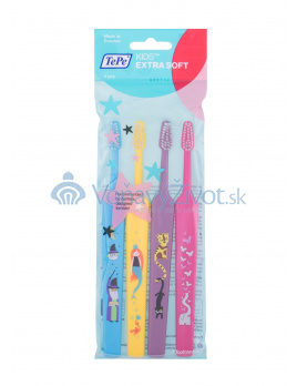 TePe Kids Extra Soft dětské zubní kartáčky extra soft 4ks