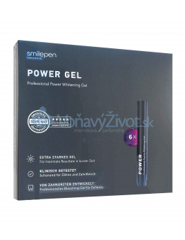 Smilepen Power Whitening Gel sada bělicích gélových per 6 x 5 ml