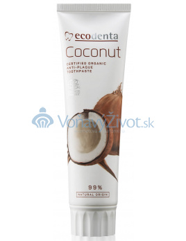 Ecodenta Coconut Certified Organic Anti-plaque Toothpaste 100ml