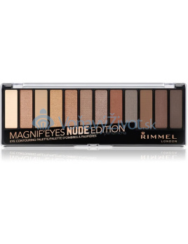 Rimmel London Magnif'Eyes Eye Contouring Palette 14,16g - 001 Nude Edition