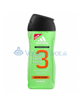 Adidas 3in1 Active Start Sprchový gél 400ml M