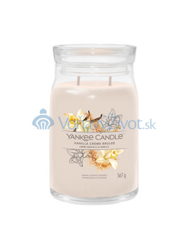 Yankee Candle Vanilla Creme Brulee signature svíčka velká 567 g