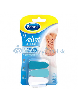 Scholl Velvet Smooth Electronic Nail Care - náhradní hlavice 3ks