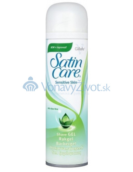 Gillette Satin Care Sensitive Skin Shave Gel 200ml