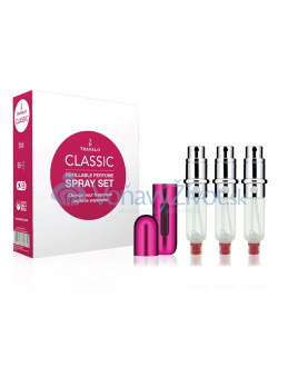 Travalo Classic HD Spray Set - 1 Case + 3 Engines - Hot Pink