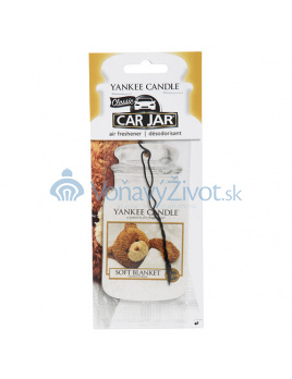 Yankee Candle Osvěžovač do auta Soft blanket 1x papírová visačka