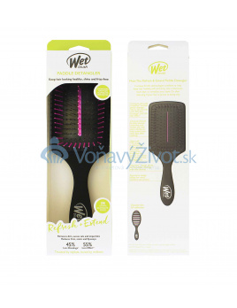 Wet Brush Refresh + Extend Paddle Detangler kartáč na vlasy Black