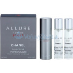 Chanel Allure Homme Sport Eau Extréme Travel Spray And Two Refills M EDT 3x20ml