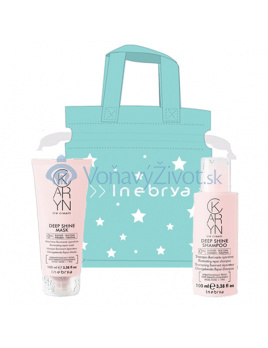 Inebrya Karyn minisize Xmas duopack (Deep Shine Shampoo 100ml + Mask 100ml + Xmas Bag)