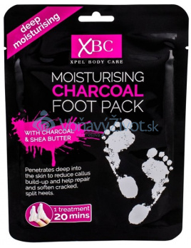 Xpel Body Care Moisturising Charcoal Foot Pack