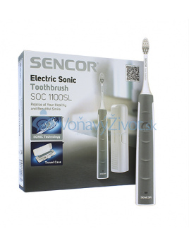 Sencor SOC 1100SL elektrický sonický zubní kartáček