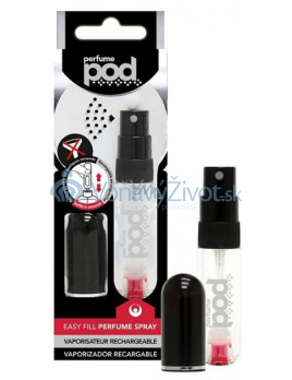 Travalo Perfume Pod Pure 65 Sprays - Black 5 ml