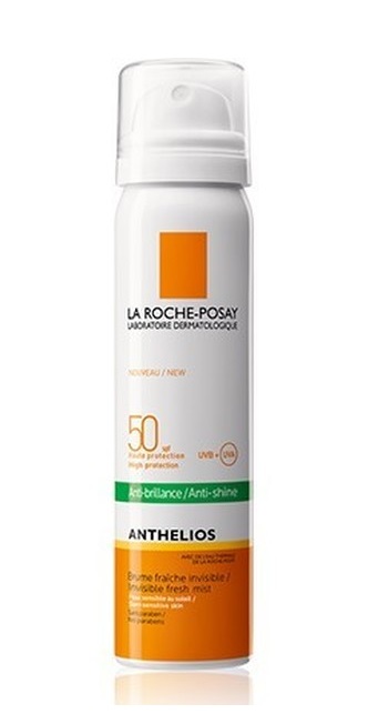 La Roche-Posay Anthelios osvěžující sprej na obličej proti lesku pleti SPF 50 75ml
