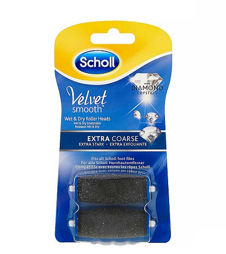 Scholl Velvet Smooth náhradní hlavice na popraskané paty 2ks