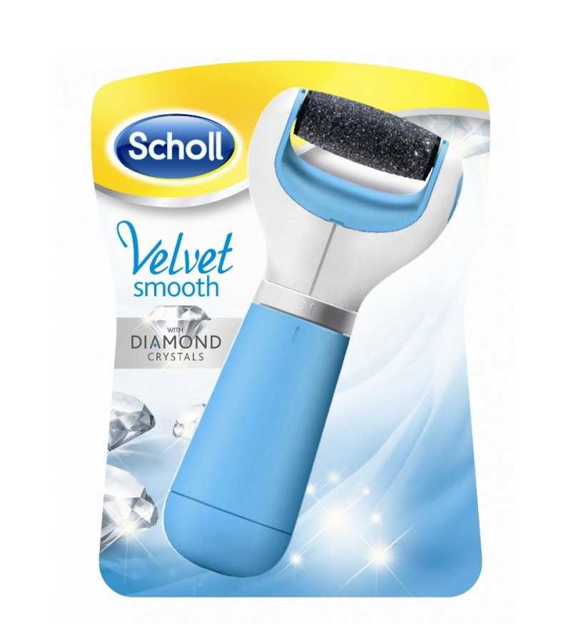 Scholl Velvet Smooth Dual Action ruční pilník na chodidla s diamantovými krystalky