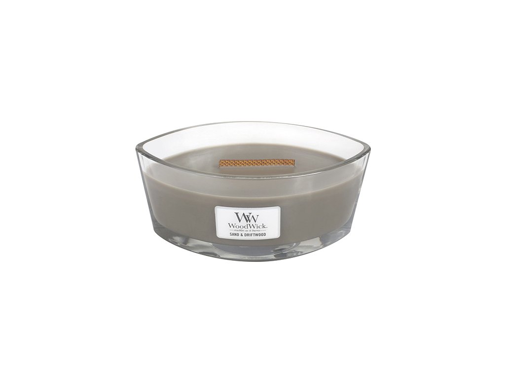 WoodWick dekorativní váza Sand Driftwood 453,6g