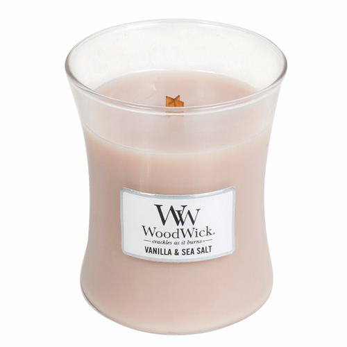 WoodWick dekorativní váza Vanilla Sea Salt 275g